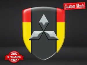 Mitsubishi Domed Badges Durable Max Stylish Pro Performance